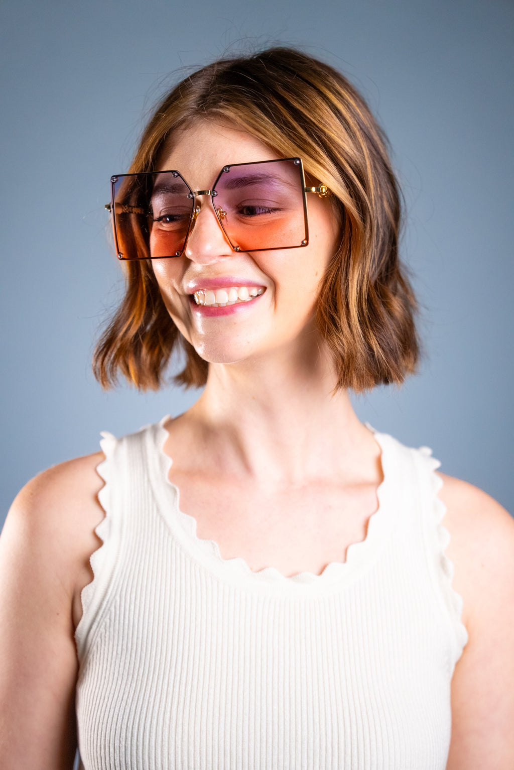 LADYBOSS SUNGLASSES - ELEVATIONS (Powder Blue)-2