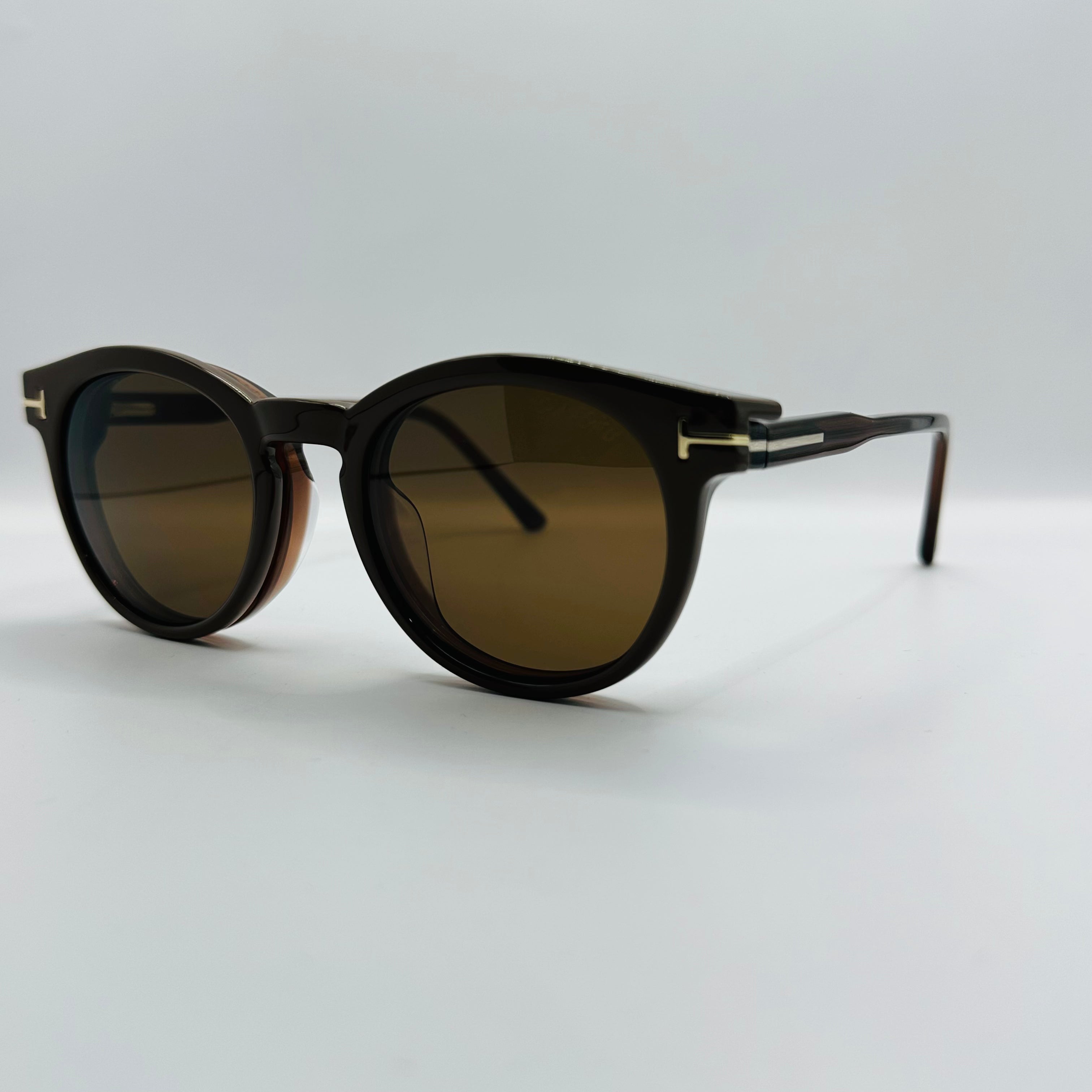 Tom Ford Eco TF5823-B 052 Blue Control With Clip On-5