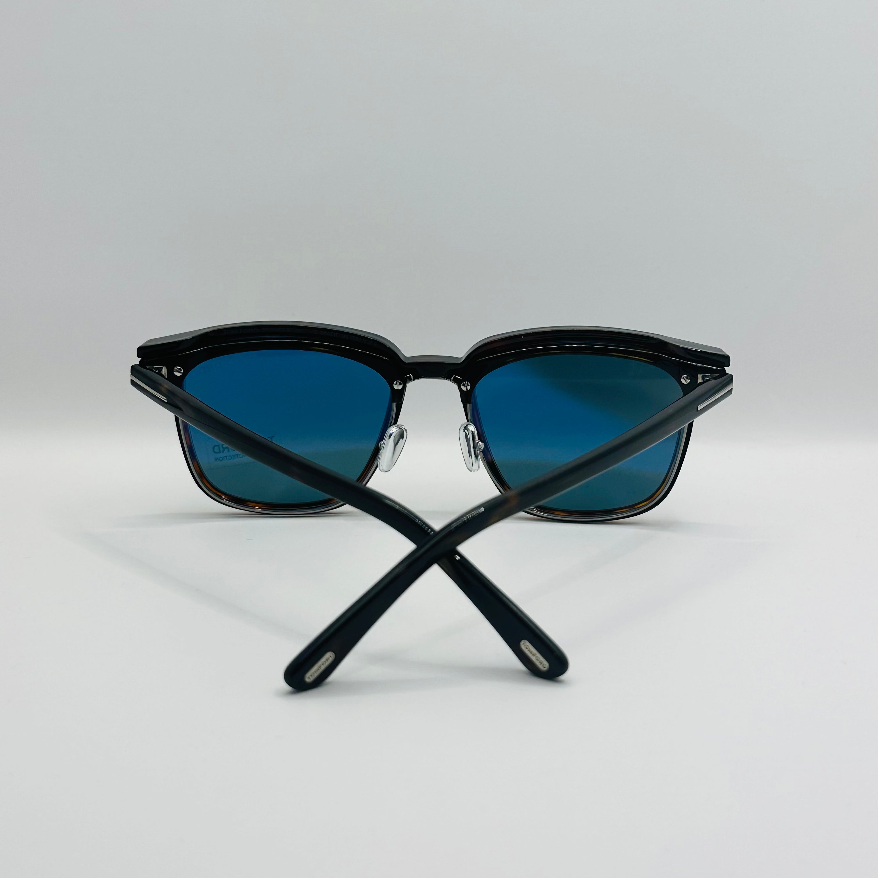 Tom Ford TF5683-B Blue Control With Magnetic Clip-On-5