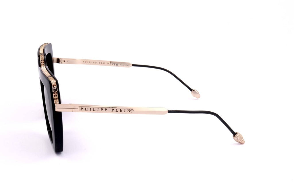 PHILIPP PLEIN SUNGLASSES Mod. SPP097S SHINY DARK BLACK-2