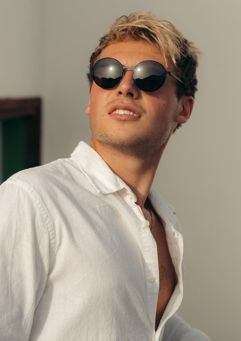 Rotondo in titanio - V2 - Lenti intercambiabili-0